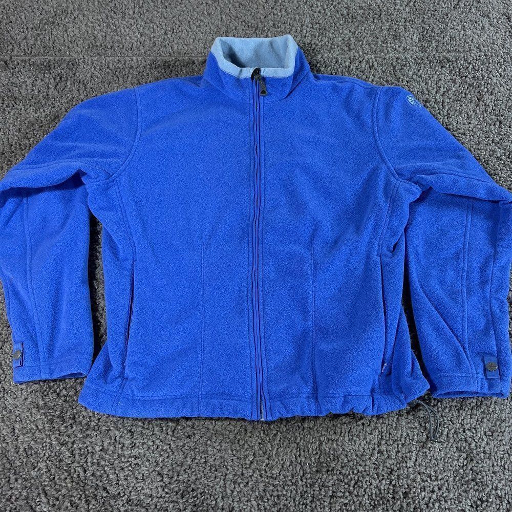 Nike ACG Fleece Jacket Youth XL 16-18 Thermal Layer 2 Blue Full Zip Softshell